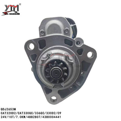 QDJ2653M 24V 10T 7.0KW CAT320D2 CAT330GC 336GC 330D2 C9 MOTORE STARTER 4882807 4380004441 STN5861ML STN5861SK 438000-4441