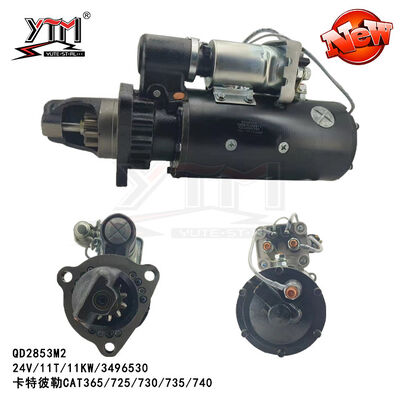 Motore di avvio QD2853M2 per Caterpillar CAT365/725/730/735/740 24V 11T 11KW 3496530