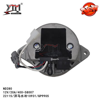 ALTERNATOR ND280 22115 10931/GP9905/12V/20A/400-58007 per Yanmar raffreddamento ad acqua