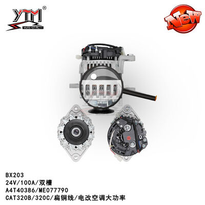 Alternatore elettrico 24V 100A A2T72185 del cavo piano di BX203 6D22 E320B E320C