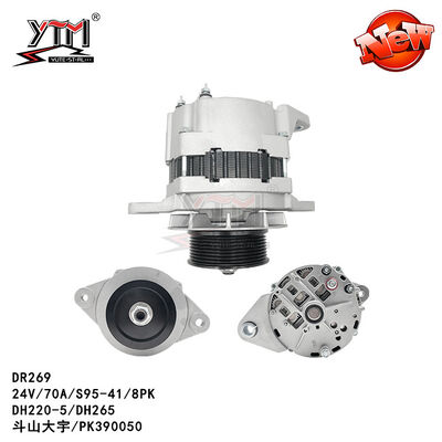 Motore elettrico S95-41 8PK PK390050 dell'alternatore di DR269 DH220-5 DH265 70A