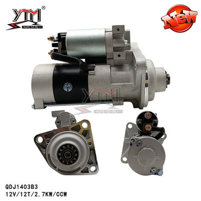 senso antiorario QDJ1403B3 1403B3 del motore del motore d'avviamento di 12V 12T 2.7kw